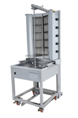 Gas Dönergrill / V Form mit Motor Unten / 5+5 Brenner / max. 170 kg