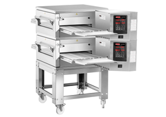 Elektro Doppel Durchlauföfen inkl. Untergestell / Tunnelofen / PO/KD 65 E