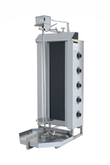 Elektro-Dönergrill mit Motor oben / Gyrosgrill 5 Brenner / max. 80 kg