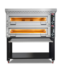 Bäckerei-& Konditoreiofen / 2 Backkammern / Inkl. Haube & Untergestellt / 21 kW