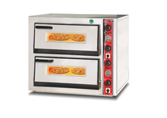 Elektro Pizzaofen Classic / 6+6x30 cm mit Thermometer / Tief / PO/6292 DE/T
