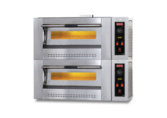 Gas Pizzaofen Classic / 6+6x30cm / Breit / PO DOUBLE 6G