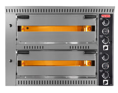 Elektro Pizzaofen mit Haube / 6+6x34 cm / Tief / PO / 70105 DE