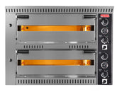 Elektro Pizzaofen mit Haube / 4+4x34 cm / Vollschamott / PO 7070 D/T