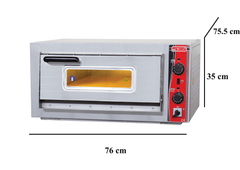 Elektro Pizzaofen Classic / 4x25 cm / Ohne Thermometer / PO/5050 E