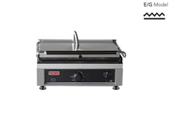 Kontaktgrill / Oben Gerillt / Unten Glatt / 2,5 kW / Tischgrill / Paninimaker