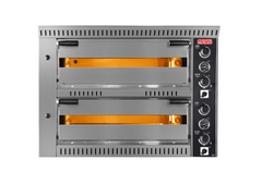 Elektro Pizzaofen mit Haube / 6+6x34 cm / Tief / PO / 70105 DE