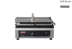 Kontaktgrill / Oben / Unten Glatt / 2,75 kW / Tischgrill / Paninimaker