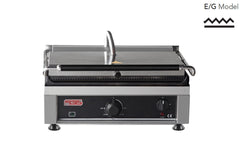 Kontaktgrill / Oben Gerillt / Unten Glatt / 2,75 kW / Tischgrill / Paninimaker