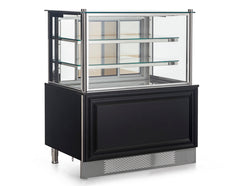 Kuchentheke / 120 cm / 485 lt. mit 2 Glasablagen / Gebäcktheke