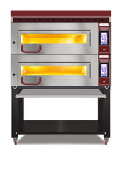 Bäckerei-& Konditoreiofen / 2 Backkammern / Inkl. Haube & Untergestellt / 15 kW