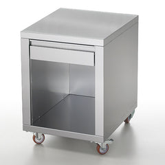 Untergestell auf Rädern mit Schublade für Pizzateigpresse für Pizzen