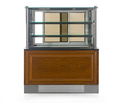 Kuchentheke / 120 cm / 485 lt. mit 2 Glasablagen / Gebäcktheke