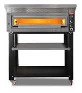 Elektro Profi Pizzaofen / 6x34 cm (Breit) / Vollschamott / PO 10570 E/T