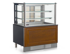 Kuchentheke / 150 cm / 625 lt. mit 2 Glasablagen / Gebäcktheke