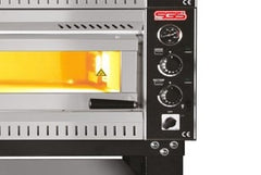 Elektro Profi Pizzaofen / 6x34 cm (Breit) / Vollschamott / PO 10570 E/T