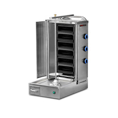 Lavastein Dönergrill mit Motor Unten / 3 Lavastein Brenner / max. 40 kg