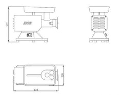 ECOLINE Fleischwolf 120