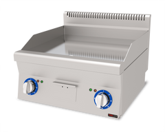 Elektro Bratplatte Hardchrome / Glatt / 6 kW / Premium Serie 600