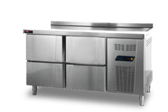 Kühltisch mit 4 Schubladen / 150 cm / 345 lt. / GN 1/1