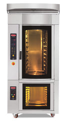 Rotierender Bäckerei Heißluftofen / 10 x EN 40x60 / Gärschrank