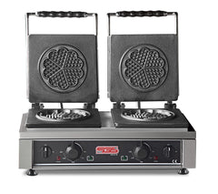 Doppel Rund Waffeleisen / Doppel Waffle Maschine / Doppel Rund Waffeln