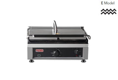 Kontaktgrill / Oben + Unten Gerillt / 2,1 kW / Tischgrill / Paninimaker