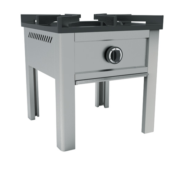 Gaskocher / Hockerkocher / 12 kW