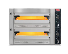 Elektro Pizzaofen / 6+6 34 cm / Tief / Manuelle / PZ 75105 DE/M