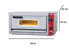 Elektro Pizzaofen Classic / 1x39 cm / Ohne Thermometer / PO/4040 E
