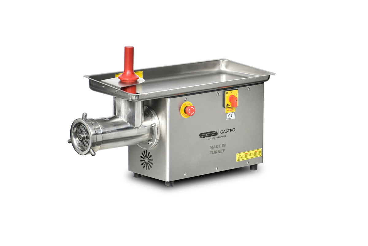 Elektro Fleischwolf aus Edelstahl / 600 kg/h / 2200 Watt
