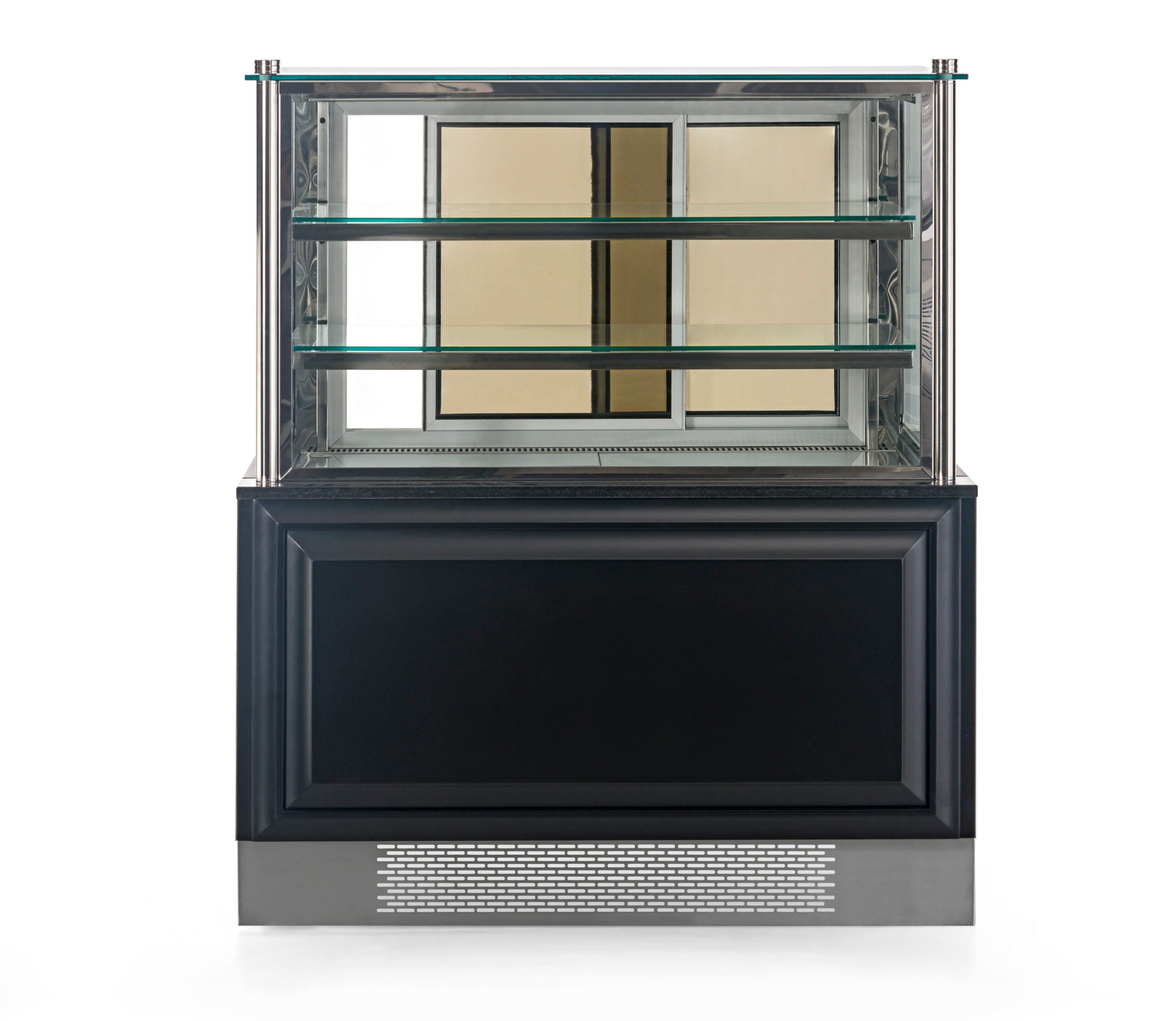 Kuchentheke / 120 cm / 485 lt. mit 2 Glasablagen / Gebäcktheke