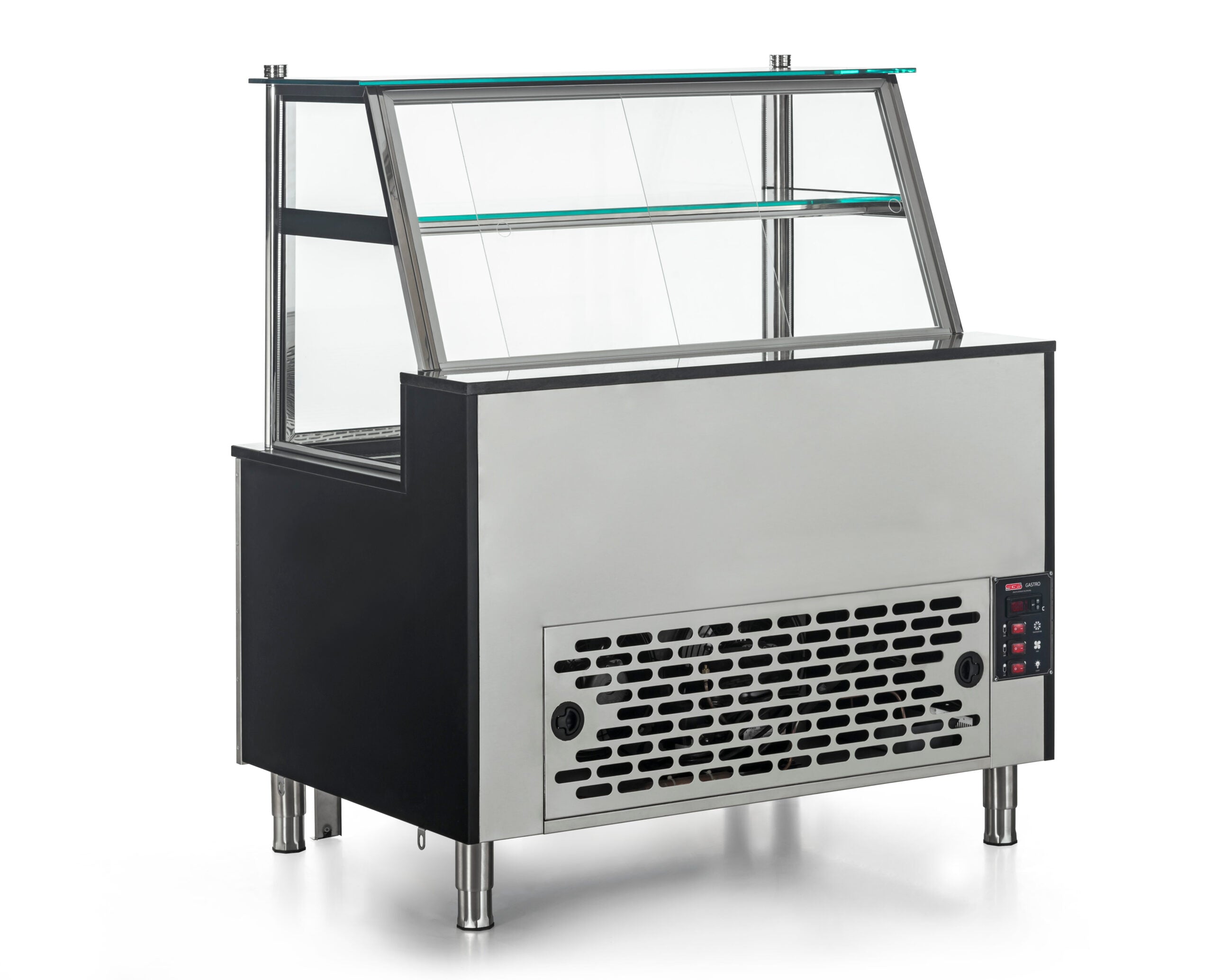 Kühltheke für Fleisch / 120 cm / 485 lt. mit Blasgekühltes Kühlung