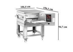 Elektro Durchlaufofen inkl. Untergestell / Tunnelofen / PO/K 50 E