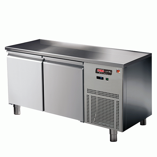 Kühltisch 2 Türen / 140 cm / GN 1/1 / -2°/+8°C