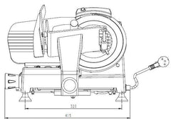 ECOLINE Aufschnittmaschine ASM 195