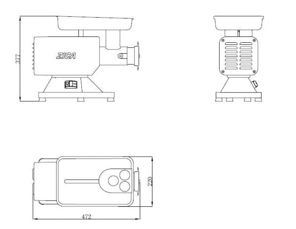ECOLINE Fleischwolf 120