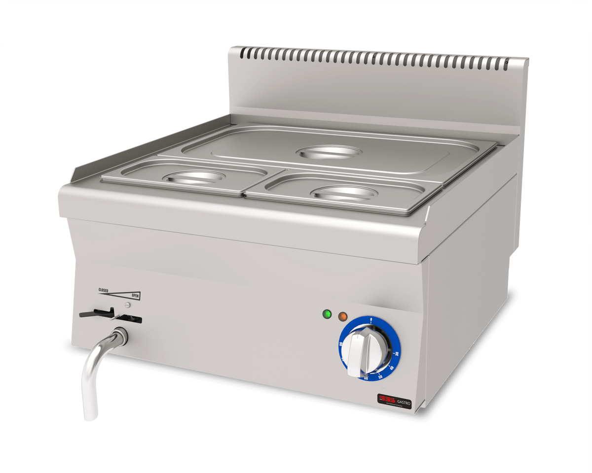 Elektro Bain-Marie / GN 1/1 + GN 1/4x2 / Premium Serie 600