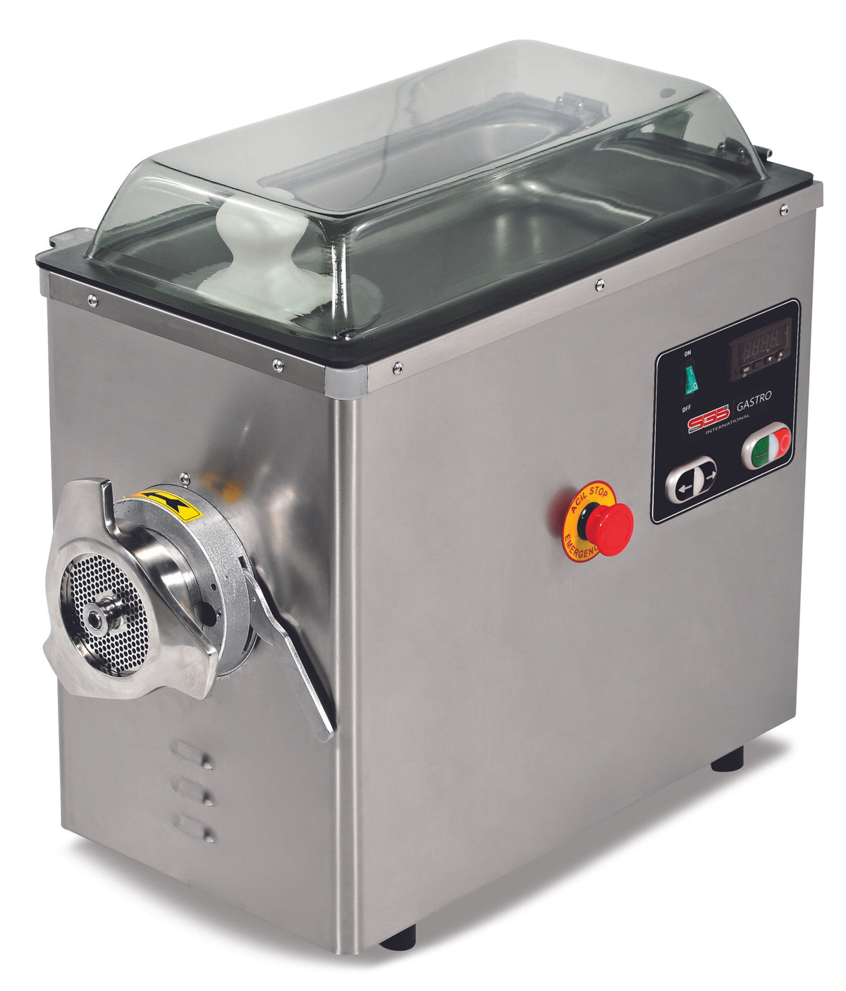 Fleischwolf mit Kühlung / Kapazität 400 kg/h / 230 V