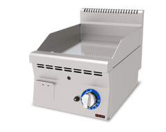 Gas Bratplatte Hardchrome / Glatt / 4.7 kW / Premium Serie 600