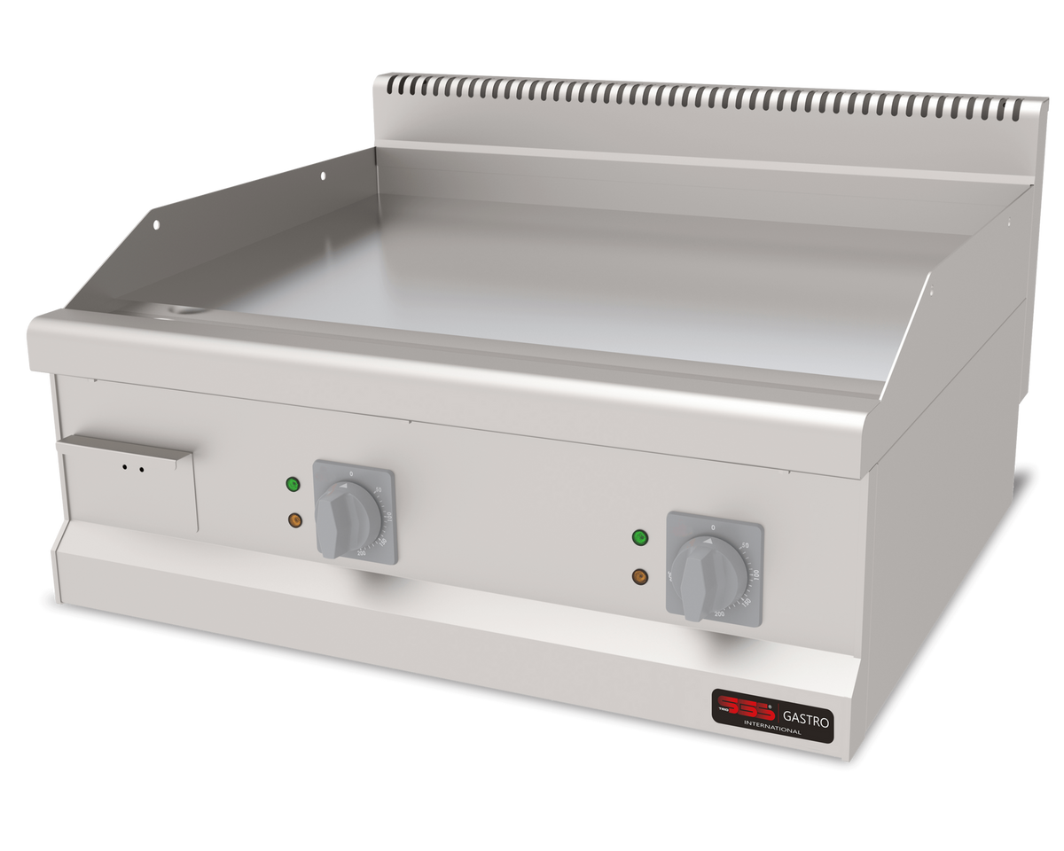 Elektro Bratplatte Hardchrome / Glatt / 7.2 kW / Premium Serie 70