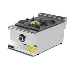 Hochdruckkochen Gasherd mit 1 Brenner / 8.65 kW